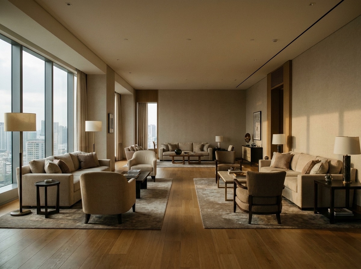Living room of a 3 BHK residence at Smartworld Wellness Residences, Gurugram